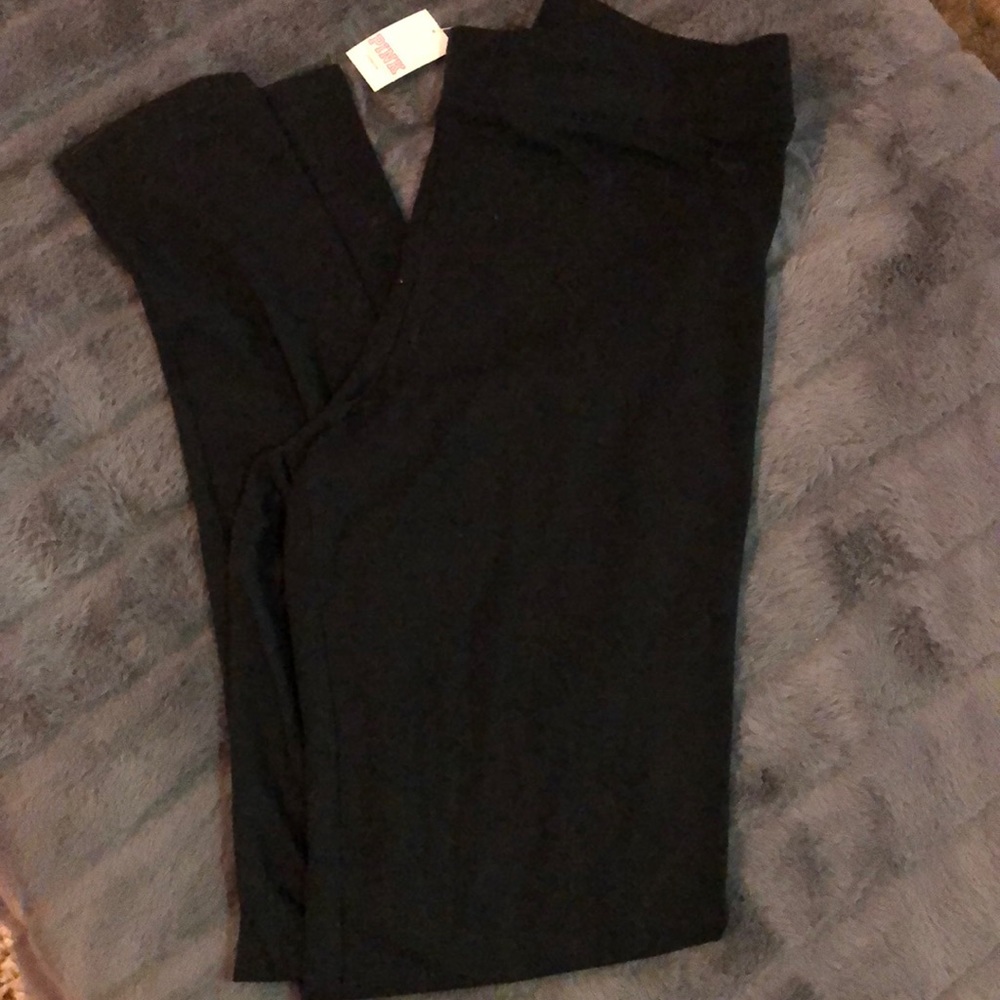 VS PINK leggings new with tag in black